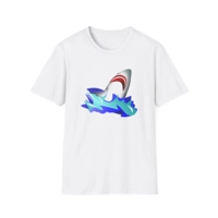 Great White Shark Rise Cartoon T-Shirt