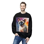 Siamese Cat Cute Watercolor Sweatshirt