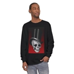 Skull in Top Hat Long Sleeve T-Shirt