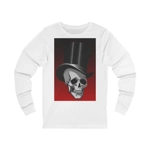 Skull in Top Hat Long Sleeve T-Shirt