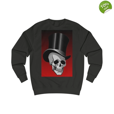 Skull in Top Hat Sweatshirt