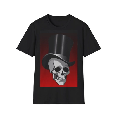 Skull in Top Hat T-Shirt