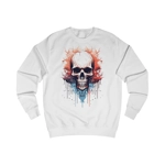 Spooky Skull Watercolour Painting Sweatshirt