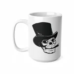 Skull With Top Hat And Cigar Coffee Mug
