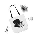 Skull With Top Hat And Cigar Shoulder Tote Bag