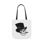 Skull With Top Hat And Cigar Shoulder Tote Bag