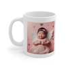Sleeping Baby Valentine Angel Coffee Mug