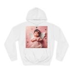 Sleeping Baby Valentine Angel Hoodie
