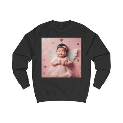 Sleeping Baby Valentine Angel Sweatshirt