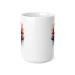 Spooky Skull Watercolour Painting Coffee Mug