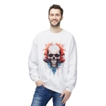 Spooky Skull Watercolour Painting Sweatshirt