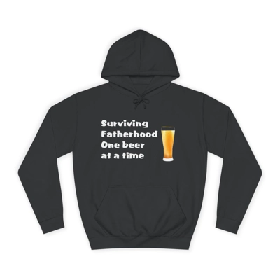 Surviving Fatherhood One Beer At A Time Father's Day Hoodie