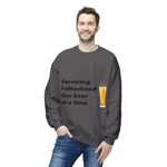 Surviving Fatherhood One Beer At A Time Father's Day Sweatshirt