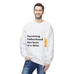 Surviving Fatherhood One Beer At A Time Father's Day Sweatshirt