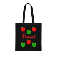 Sweet Apple Fruit Cotton Shopping Tote Bag