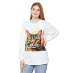 Tabby Cat Cute Watercolor Long Sleeve T-Shirt Tabby Cat Cute Watercolor Long Sleeve T-Shirt