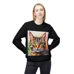 Tabby Cat Cute Watercolor Sweatshirt