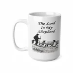 The Lord Is My Shepherd Quote Psalm 23 Coffee Mug
