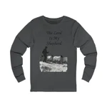 The Lord Is My Shepherd Quote Psalm 23 Long Sleeve T-Shirt