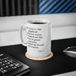 The Lord Is My Shepherd Verse Psalm 23 Coffee Mug