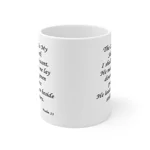 The Lord Is My Shepherd Verse Psalm 23 Coffee Mug