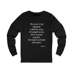 The Lord Is My Shepherd Verse Psalm 23 Long Sleeve T-Shirt