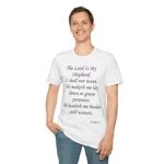 The Lord Is My Shepherd Verse Psalm 23 T-Shirt