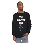 The Walking Dad Zombie Father's Day Funny Long Sleeve T-Shirt