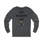 The Walking Dad Zombie Father's Day Funny Long Sleeve T-Shirt