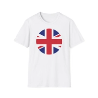 Union Jack Flag Round Circle T-Shirt