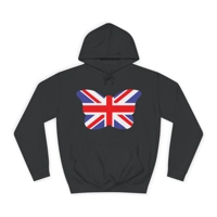 Union Jack Flag Butterfly Hoodie