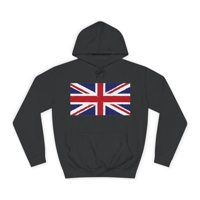 Union Jack Flag Chalk Hoodie