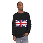 Union Jack Flag Chalk Long Sleeve T-Shirt Union Jack Flag Chalk Long Sleeve T-Shirt
