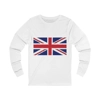 Union Jack Flag Chalk Long Sleeve T-Shirt