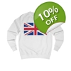 Union Jack Flag Chalk Sweatshirt