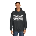 Union Jack Flag Charcoal Hoodie
