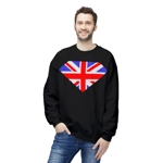 Union Jack Flag Diamond Gem Sweatshirt