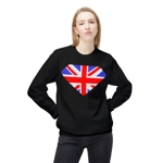 Union Jack Flag Diamond Gem Sweatshirt