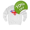 Union Jack Flag Diamond Gem Sweatshirt