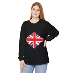 Union Jack Flag Diamond Long Sleeve T-Shirt Union Jack Flag Diamond Long Sleeve T-Shirt