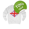 Union Jack Flag Diamond Sweatshirt