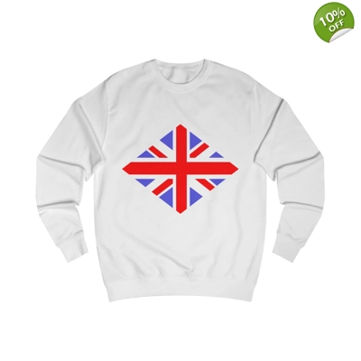 Union Jack Flag Diamond Sweatshirt