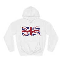 Union Jack Flag Grunge Hoodie