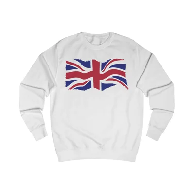 Union Jack Flag Grunge Sweatshirt