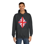 Union Jack Flag Large Diamond Hoodie