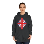 Union Jack Flag Large Diamond Hoodie