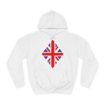 Union Jack Flag Large Diamond Hoodie