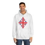 Union Jack Flag Large Diamond Hoodie