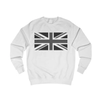 Union Jack Flag Negative Black And White Sweatshirt