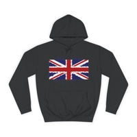Union Jack Flag Paint Splat Hoodie